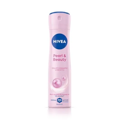 NIVEA Pearl & Beauty Deodorant Spray for Women, 72H Odour & Sweat Protection Underarm Deo, Smooth & Even Underarms, All Day Freshness, Body  at ₹131