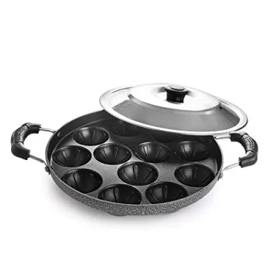 Cello Appam Patra Pan Maker with Steel Lid – Apply 25% Off Coupon