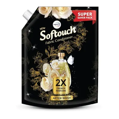 SofTouch 2X French Perfume Fabric Conditioner Refill Pack by Wipro, 2000ml at ₹274
