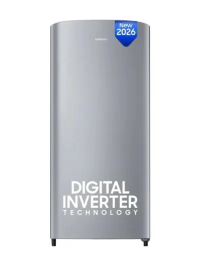 Samsung 183 L Direct Cool Single Door 2 Star Refrigerator with Digital Inverter, Single Touch Defrost, 2026 Model at ₹11,990