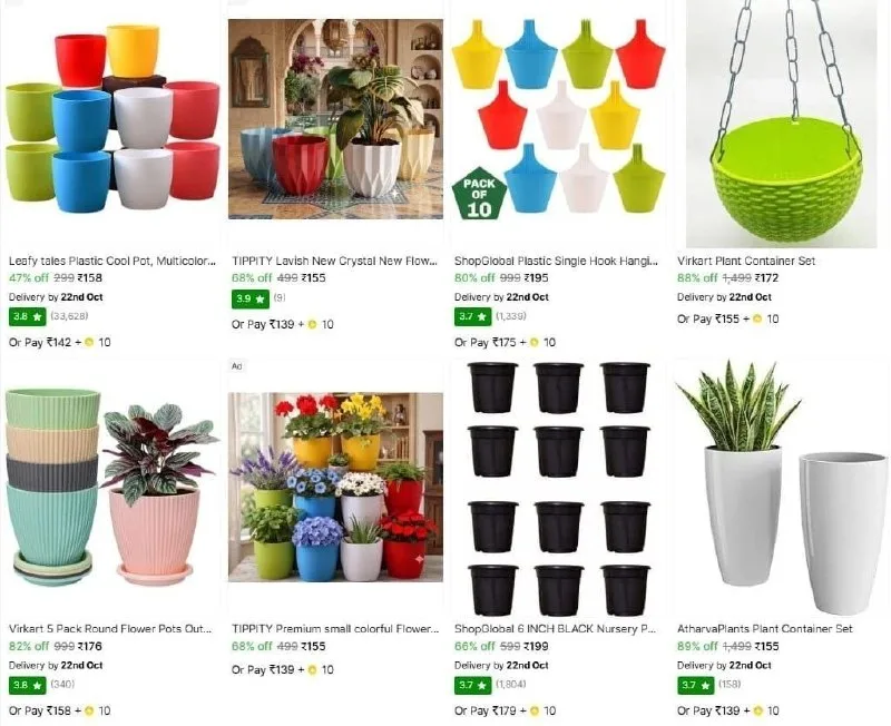 Plant Container under ₹199