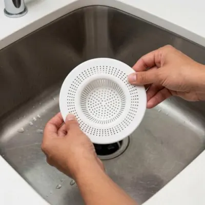 Sink Strainer For Kitchen Sink. Say No To Blockage. Easy Dra at ₹47