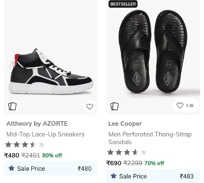 Upto 86% Off On Branded Women’s Footwear (Inc 5.,Buda Jeans Co, Etc)