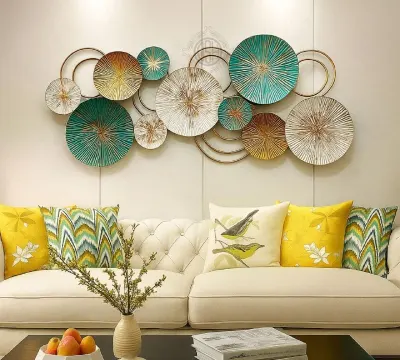DSH CRAFTING YOUR CURIOSITY Metal Wall Decor Wall Hanging Multi Color Wall Arts at ₹1,699