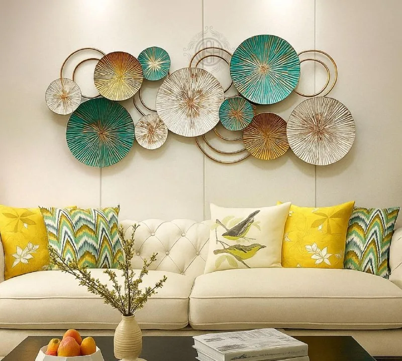 DSH CRAFTING YOUR CURIOSITY Metal Wall Decor Wall Hanging Multi Color Wall Arts at ₹1,699