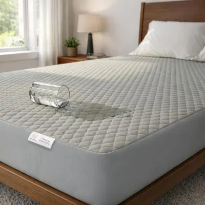 Quilted Cotton Mattress Protector (King Size) at ₹1,447