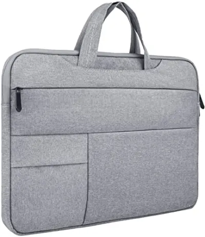 Dynotrek kidlee 13.3 inch Laptop Sleeve/Case/Cover/Pouch Briefcase Hand Bag with Hidden Handle Dust-proof Waterproof for Men Women -Denim Gr at ₹199