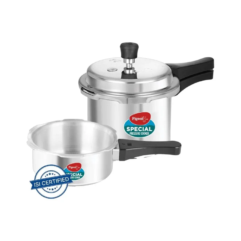 Pigeon Special 2 L, 3 L Pressure Cooker (Aluminium) at ₹835