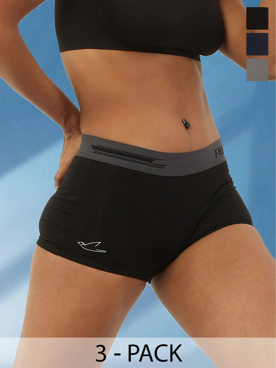 Lowest : Freecultr Air Micro Modal Women’s Boyshorts (Pack Of 3) at ₹569
