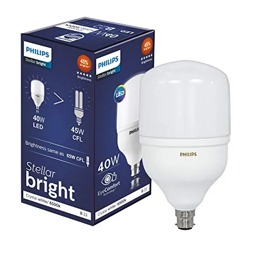 Philips 40W B22 LED Cool Day Light Light, Pack of 1 at ₹217