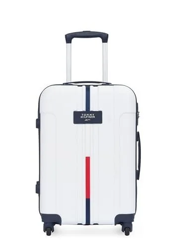 Tommy Hilfiger Wyoming Check-in Luggage | 55cm Small Trolley Bag |Durable Polycarbonate Hardshell Suitcase with TSA Lock|360° Spinner Wheel  at ₹3,210