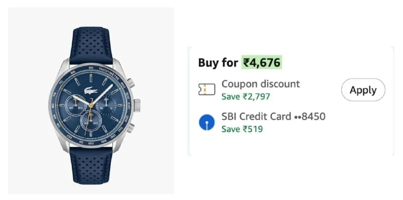 Loot Premium Watch – Apply 35% off coupon + bank offer