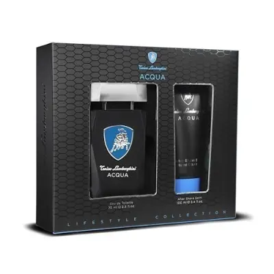 Lamborghini ACQUA Gift Set with Eau De Toilette 75ML + After Shave Balm 100ml | Combo Products at ₹800