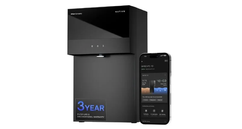 NATIVE By Urban Company M3 6 L RO + UV + Alkaline + Minerals Water Purifier at ₹15,349