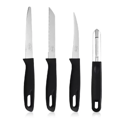 Pigeon by Stovekraft Edge High Grade Stainless Steel 4 Pcs Kitchen Knife Set at ₹122
