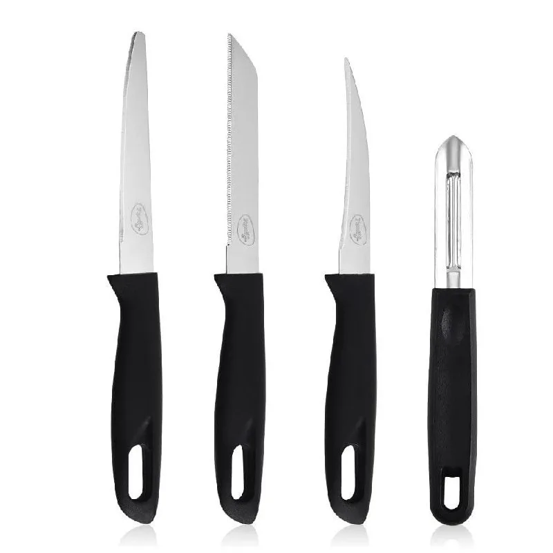 Pigeon by Stovekraft Edge High Grade Stainless Steel 4 Pcs Kitchen Knife Set at ₹122