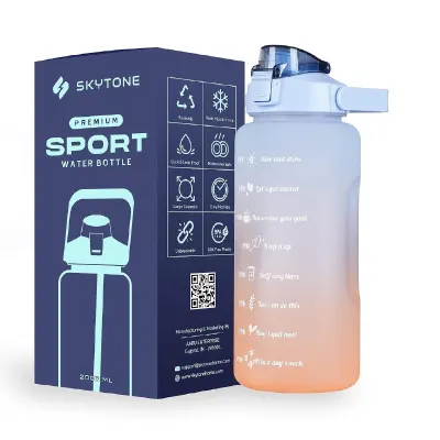 SKYTONE Water Bottle For Office, Gym, Travel, Sports Leakproof 2 Liter Bottle at ₹451