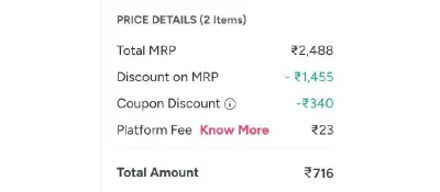MYNTR LOOT FAN + GARDEN TOOLS at ₹716
