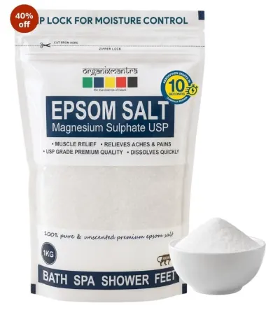 Organix Mantra Epsom Bath Salt – 1KG at ₹239