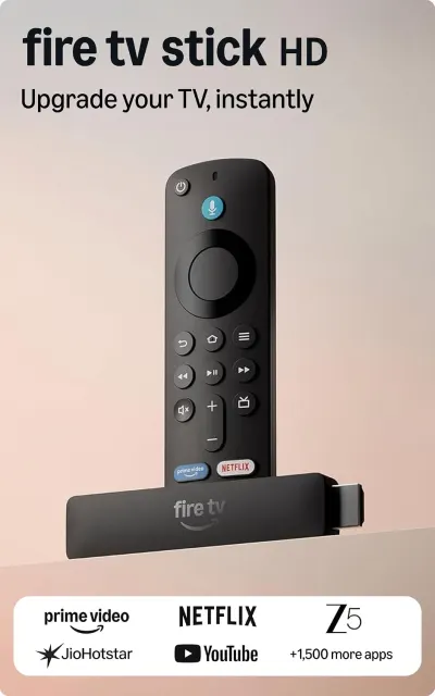 Amzn Fire TV Stick HD at ₹2,999