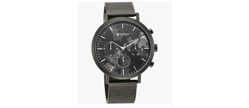 Titan Analog Watch for Men -90144QM01 at ₹4,177