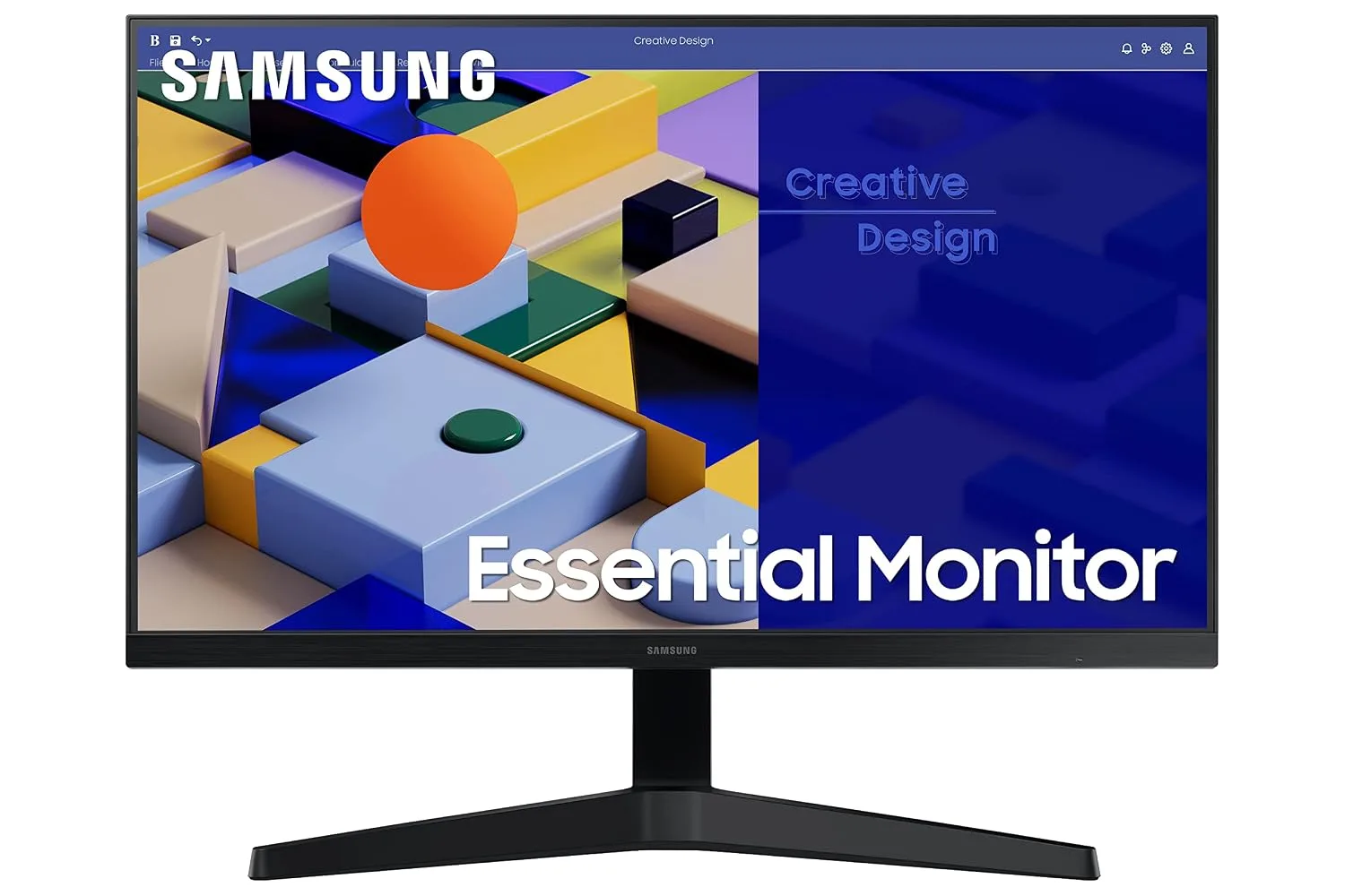 Samsung 24-inch (60.46cm) FHD Flat 1,920 x 1,080 Monitor at ₹1,401