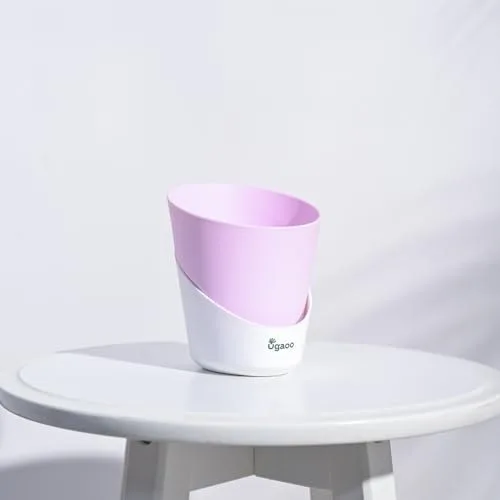 UGAOO Atlantis Pot (Pastel Pink & White) | Flower Pot for Indoor, Outdoor, Home, Garden at ₹49