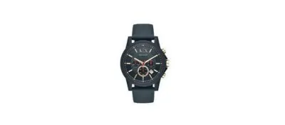 Armani Exchange Mens Outer Banks Silicon Chronograph Watch at ₹6,518