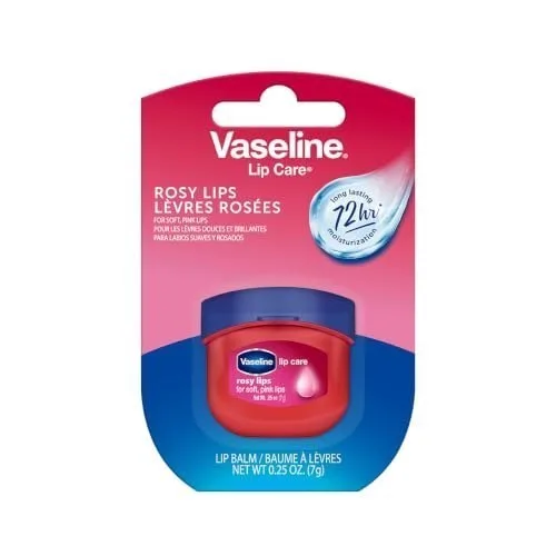 Vaseline Lip Therapy Rosy Lips | Tinted Balm for Soft Pink Finish | 72Hr Moisturization | Rosy Floral Fragrance | 7g at ₹164