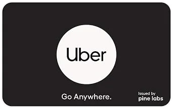 Uber E-Gift Card at ₹100