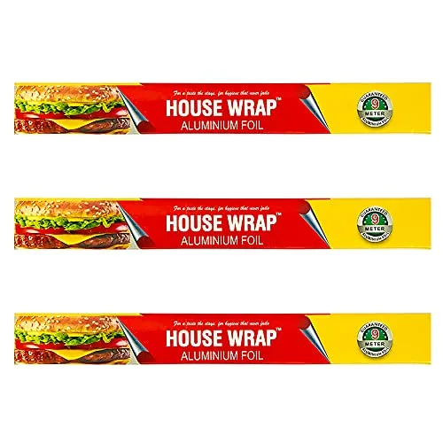 House Wrap Aluminium Foil Total 27 Meter for Food Packing, C at ₹170