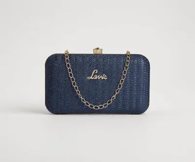 Lavie Women's Sparkle Framed Clutch | Ladies Purse Handbag at ₹466