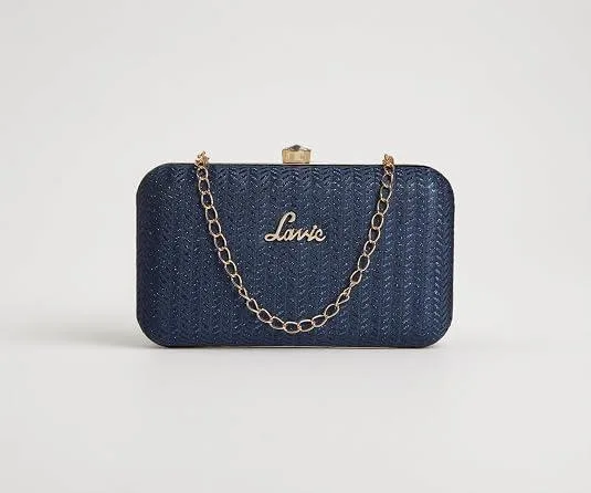 Lavie Women's Sparkle Framed Clutch | Ladies Purse Handbag at ₹549