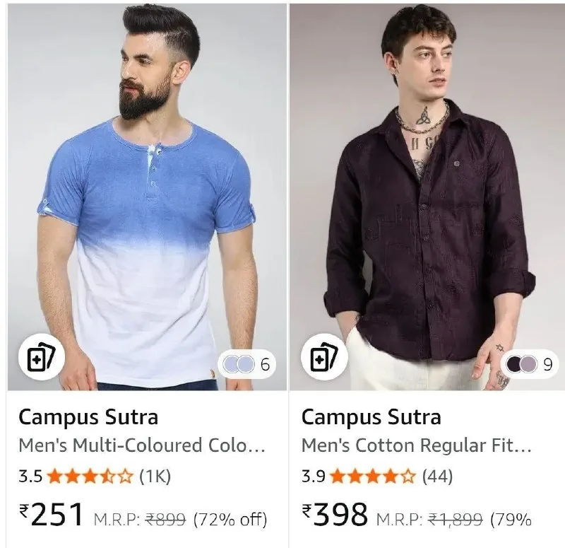 Upto 80% Off On Campus Sutra Clothing