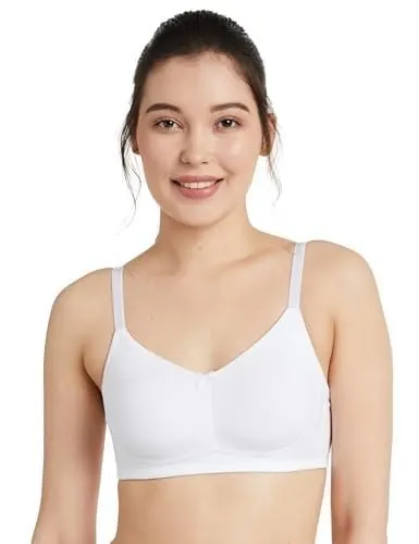Symbol Women's Cotton Stretch Non Padded Wire Free Full Coverage Lift Up Bra at ₹149