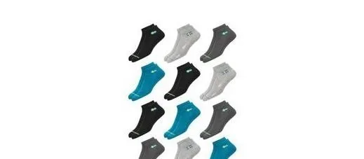 SWAGR 12 Pairs Solid Cotton Ankle Socks at ₹168