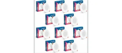 Crompton 5W Junction Box Downlighter (Pack Of 10) at ₹765