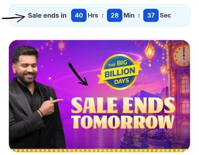 Flipkart BBD SALE Ends Tommorow