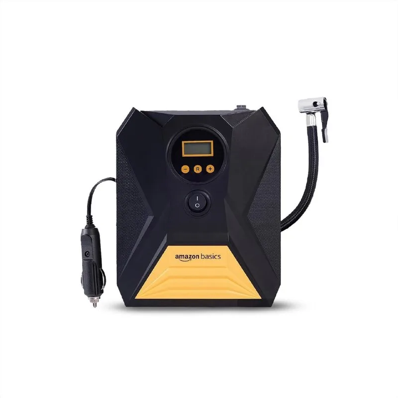 Amazon Basics Portable DC Digital Tyre Inflator for Cars & Bikes| 12V DC at ₹999