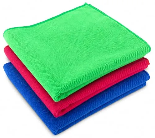 BENAVJI Microfiber Cleaning Cloth Pack of 3 | Ultra Soft Lin at ₹99