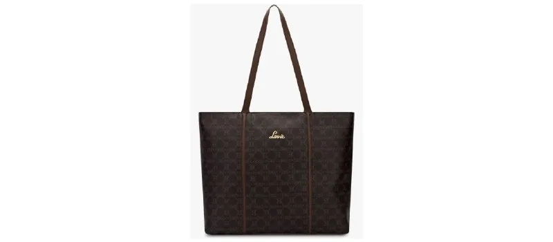 Lavie Mono Neghan Monogram Print Tote Bag at ₹1,234
