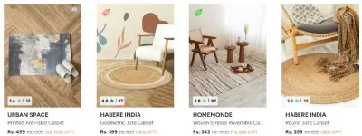 HOMEMONDE, URBANSPACE, Kuber Industries carpets