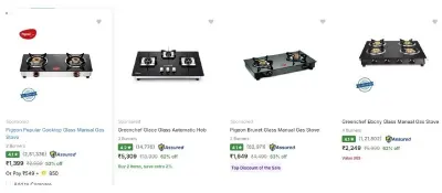 Gas Stoves from ₹1,031