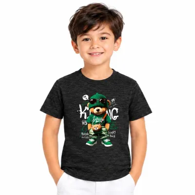 Boy's Printed Cotton Blend T-Shirt at ₹99