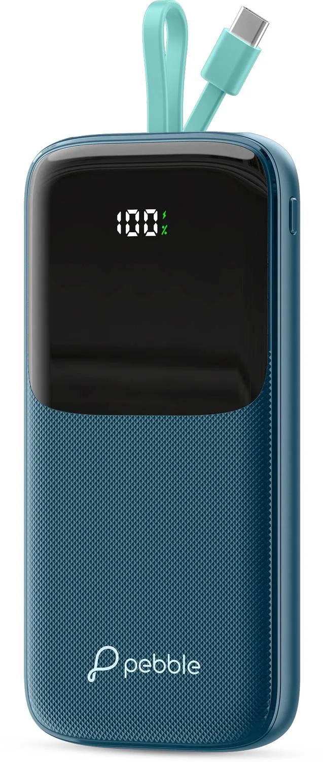 Pebble 10000 mAh Ultra Compact Pocket Size Power Bank at ₹799