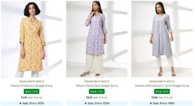 women kurta loot from ₹150