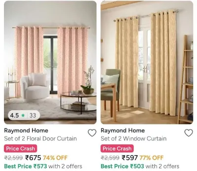 Raymond home, Bombay dyeing bedsheet, Recron pillows