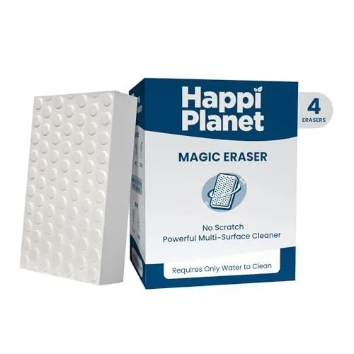Happi Planet Magic Eraser | Pack of 4 | No Scratch Multi-Sur at ₹209