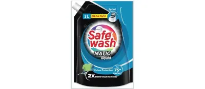 Safewash Top Load Matic Premium Liquid Detergent Refill Pouch (3 Litre) at ₹315