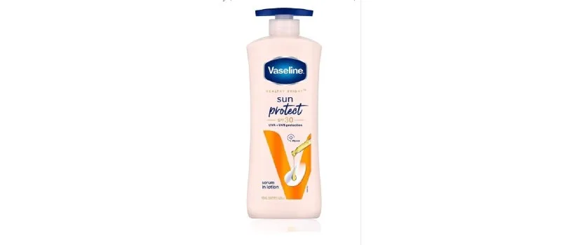Vaseline Sun Protect SPF 30 Body Lotion, Reduces (600ml) at ₹348